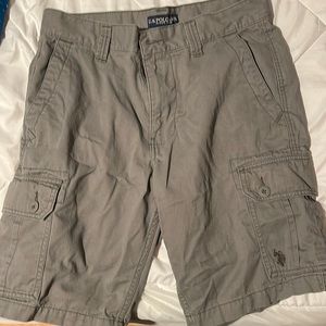 32 waist Gray Polo Shorts